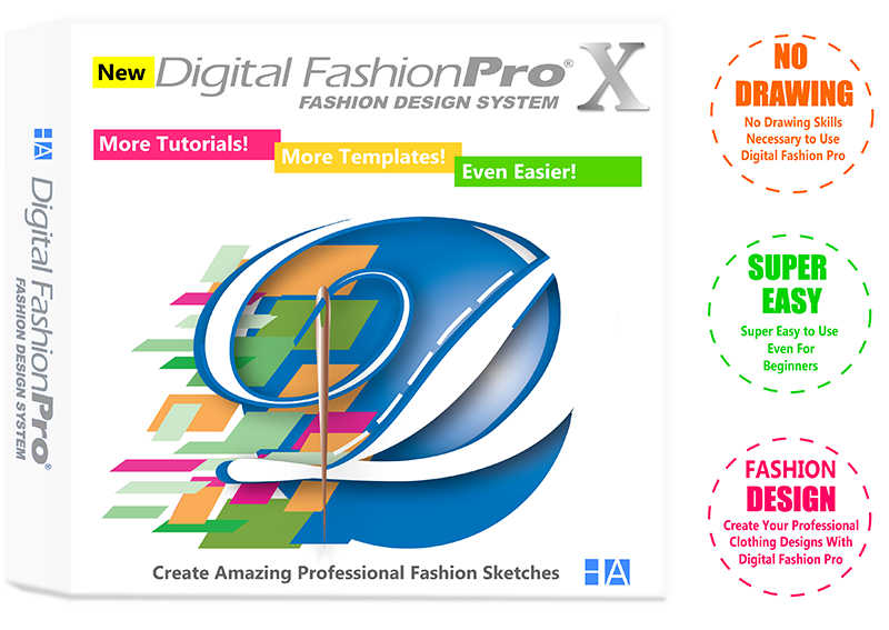 Digital Fashion Pro Fashion Design Software - design your own clothing